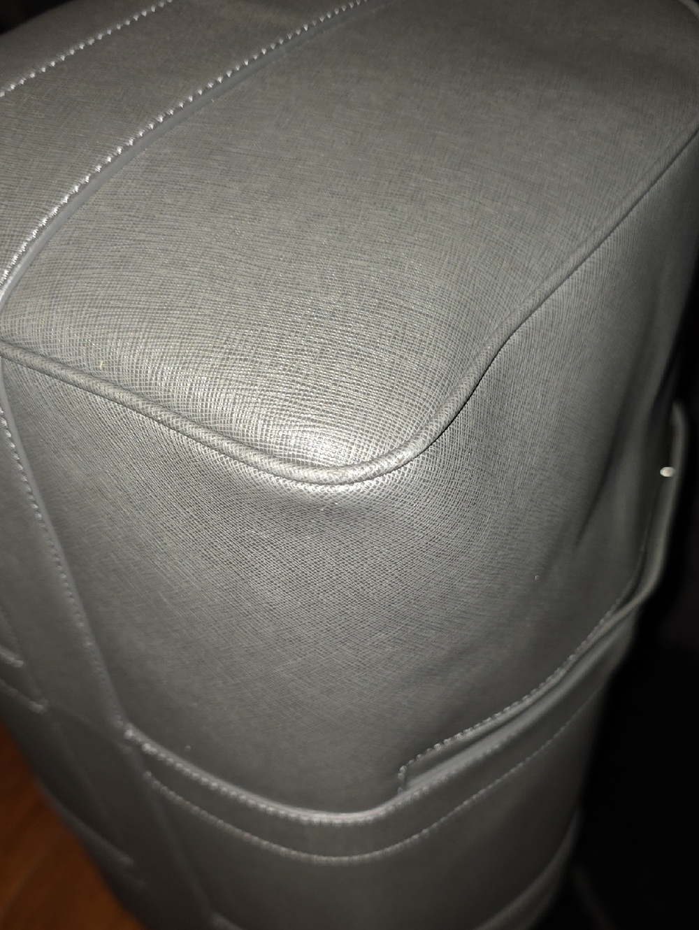 Jack Spade Saffiano Leather Weekender Bag - Picture 7 of 16